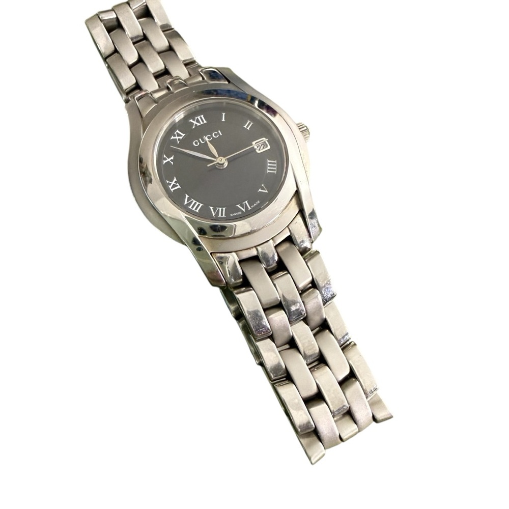 Gucci Women's Vintage Stainless Steel
Watch with Charcoal Dial - Picture 7 of 16